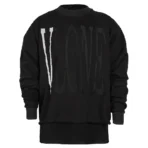 Black Vlone OG Embroidered Crewneck Sweatshirt