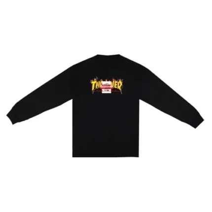 Black Pizza Slime Vlone X ASSC X Supreme X Off-white Sweatshirt