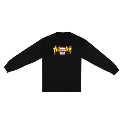 Black Pizza Slime Vlone X ASSC X Supreme X Off-white Sweatshirt