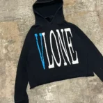 Black and Blue Vlone x Barneys New York Exclusive Staple Hoodie