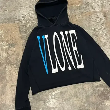 Black and Blue Vlone x Barneys New York Exclusive Staple Hoodie