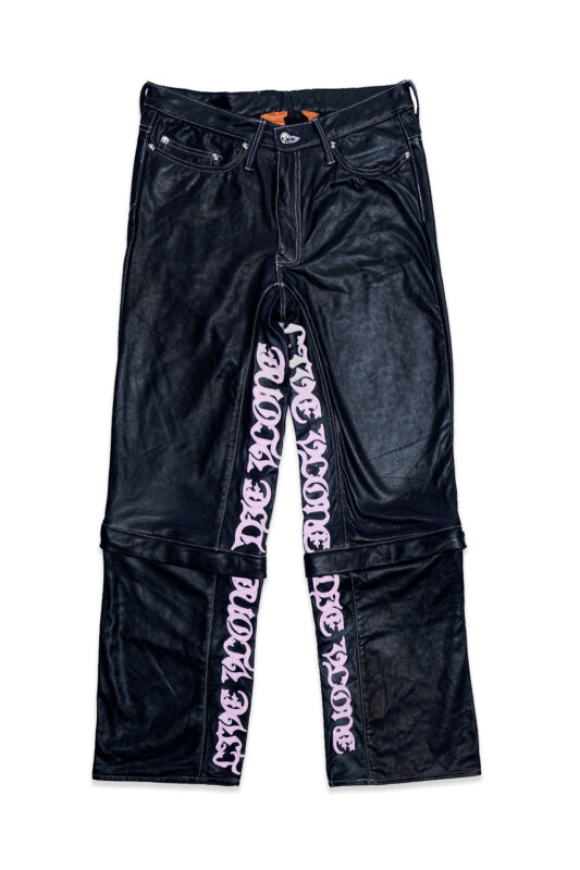 LVDV LEATHER PANTS/SHORTS (Orange V Label) Limited Edition