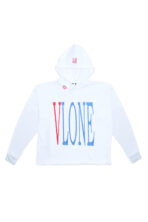 RED LIPSTICK OG EMBROIDERED HOODIE (white)