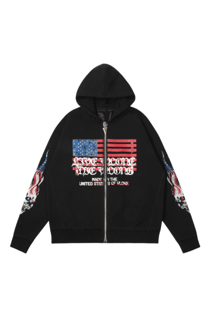 VLONE FLAG Zip Up Hoodie