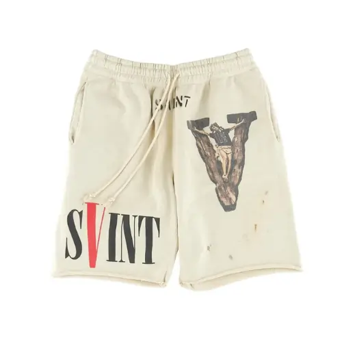 White VLONE x Saint Mxxxxxx Sweat Shorts