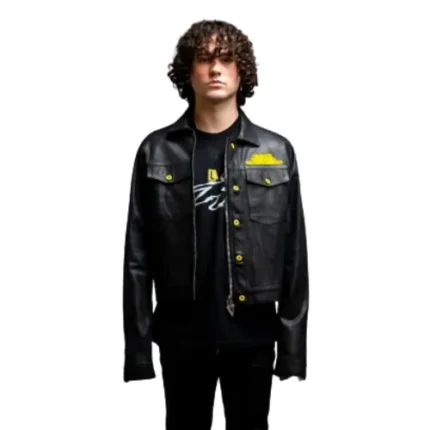 Black Vlone TAR Denim Jacket