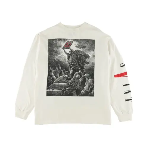 White Vlone x Saint Mxxxxxx No Cap L/S Tee
